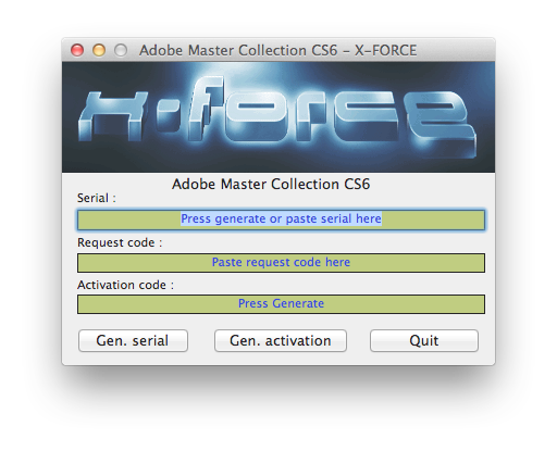 valid serial number for adobe cs6 master collection